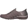 Skechers Women’s Breathe Easy-Roll with Me Sneaker(Dark Taupe)