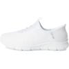 Skechers Women’s Brilliance-Night Shift Hands Free Slip-ins Sneaker(White)