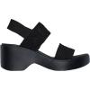 Skechers Women’s Cali Day Wedge Sandal(Black/Black)