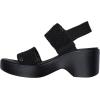 Skechers Women’s Cali Day Wedge Sandal(Black/Black)