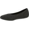 Skechers Women’s Cleo 2.0 Glitzy Daze Flats(Black/Black)