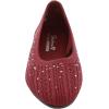 Skechers Women’s Cleo 2.0 Glitzy Daze Flats(Red)