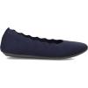 Skechers Women’s Cleo 2.0-Love Spell Scalloped Knit Skimmer Flats with Air-Cooled Memory Foam Ballet(Navy)