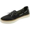 Skechers Women’s Coastal-Drive Boat Shoe(Black)