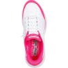 Skechers Women’s Contour Foam Cozy Fit Hands Free Slip-ins Sneaker(White/Hot Pink)