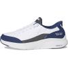 Skechers Women’s Contour Foam Cozy Fit Hands Free Slip-ins Sneaker(White/Navy)