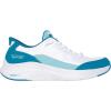Skechers Women’s Contour Foam Cozy Fit Hands Free Slip-ins Sneaker(White/Turq)