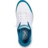 Skechers Women’s Contour Foam Cozy Fit Hands Free Slip-ins Sneaker(White/Turq)