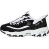 Skechers Women’s D’Lites Fan Girl Hands Free Slip-ins Sneaker(Black/White)