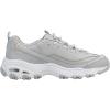 Skechers Women’s D’Lites Fresh Start Memory Foam Lace-up Sneaker Fashion(Grey)