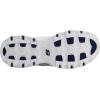 Skechers Women’s D’Lites Fresh Start Memory Foam Lace-up Sneaker Fashion(Whit/Blu)