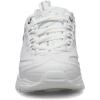 Skechers Women’s D’Lites Fresh Start Memory Foam Lace-up Sneaker Fashion(White/Silver)
