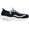 Skechers Women’s D’Lites New Scene Hands Free Slip-Ins Sneaker(Navy/White)