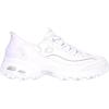 Skechers Women’s D’Lites New Scene Hands Free Slip-Ins Sneaker(White/Silver)