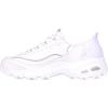 Skechers Women’s D’Lites New Scene Hands Free Slip-Ins Sneaker(White/Silver)