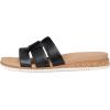 Skechers Women’s Desert Kiss Low-Peak Look Sandal(Black/White)