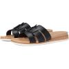 Skechers Women’s Desert Kiss Low-Peak Look Sandal(Black/White)