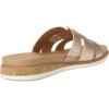 Skechers Women’s Desert Kiss Low-Peak Look Sandal(Rose Gold)