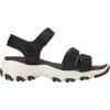 Skechers Women’s D’lites – Fresh Catch Wedge Sandals(Black)