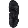 Skechers Women’s Foamies Massage Fit-Heartfelt Water Shoe(Black/White)