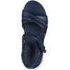 Skechers Women’s Foamies Massage Fit-Heartfelt Water Shoe(Navy/White)