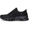 Skechers Women’s Glde Step Pro Sr Edrura Hands Freee Bungee Health Care Professional Shoe(Black)