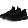 Skechers Women’s Glide Step Arc Waves Slip-ins Sneaker(Black/Black)