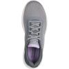 Skechers Women’s Go Walk 7 – Cosmic Waves Athletic Walking Sneaker(Gray/Lavender)