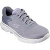 Skechers Women’s Go Walk 7 – Cosmic Waves Athletic Walking Sneaker(Gray/Lavender)