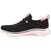 Skechers Women’s Go Walk 7 Abie Sneaker(Black/Hot Pink)