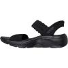 Skechers Women’s Go Walk Arch Fit 2.0 Hands Free Slip-ins Sandal-Sasha Fisherman(Black/Black)