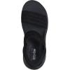 Skechers Women’s Go Walk Arch Fit 2.0 Hands Free Slip-ins Sandal-Sasha Fisherman(Black/Black)