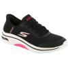 Skechers Women’s Go Walk Arch Fit 2.0 Valencia Hands Free Slip-ins Sneaker(Black/Hot Pink)