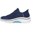 Skechers Women’s Go Walk Arch Fit 2.0 Valencia Hands Free Slip-ins Sneaker(Navy/Aqua)
