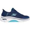 Skechers Women’s Go Walk Arch Fit 2.0 Valencia Hands Free Slip-ins Sneaker(Navy/Aqua)