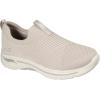 Skechers Women’s Go Walk Arch Fit Iconic Sneaker(Taupe)