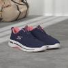 Skechers Women’s Go Walk Arch Fit Unify Sneaker(Navy/Coral)