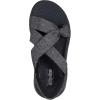 Skechers Women’s Go Walk Flex Sandal-Peyton Hands Free Slip-ins Flat(Black/Grey)