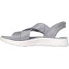 Skechers Women’s Go Walk Flex Sandal-Peyton Hands Free Slip-ins Flat(Grey)