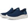Skechers Women’s Go Walk Flex Sunset Rose Hands Free Slip-ins Sneaker(Navy/Turquoise)