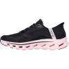 Skechers Women’s Go Walk Glide Step 2.0 Belah Hands Free Slip-ins Sneaker(Black/Pink)
