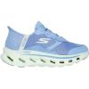 Skechers Women’s Go Walk Glide Step 2.0 Belah Hands Free Slip-ins Sneaker(Blue/Lime)