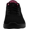 Skechers Women’s Go Walk Joy Upturn Sneaker(Black/Hot Pink)