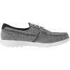 Skechers Women’s Go Walk Lite Textile Boat Shoe(Lite Isla Black White)