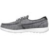 Skechers Women’s Go Walk Lite-15433 Boat Shoe(Black/White)