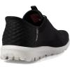 Skechers Women’s Go Walk Travel Milan Hands Free Slip-ins Sneaker(Black/Pink)