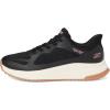 Skechers Women’s Hands Free Slip-ins Bobs Squad 4-Staple Look Sneaker(Black)