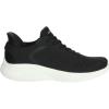 Skechers Women’s Hands Free Slip-ins Bobs Squad Chaos-Current Muse Sneaker(Black/White)