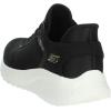 Skechers Women’s Hands Free Slip-ins Bobs Squad Chaos-Current Muse Sneaker(Black/White)