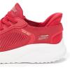 Skechers Women’s Hands Free Slip-ins Bobs Squad Chaos-Current Muse Sneaker(Red)